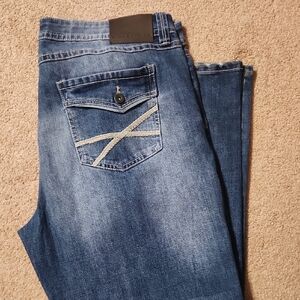 Classic Blue Straight-Leg Jeans